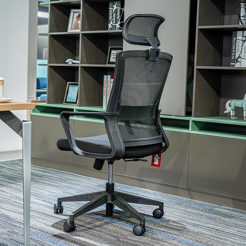 Modelo BGY001 Silla ergonómica de malla al por mayor - Espalda curvada transpirable con altura.-Brazos ajustables para estudio, oficina y largas sesiones de estar sentado